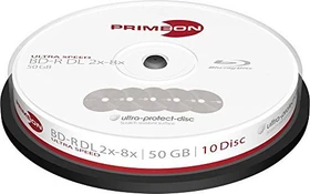 Primeon ultra-protect-disc BD-R 50GB, 8x, 10er Spindel