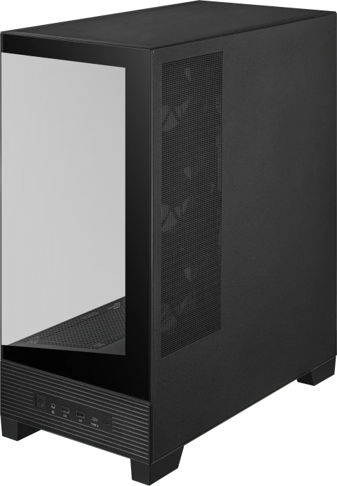 ASUS A31 Plus TG ARGB Black, Glasfenster