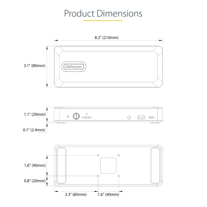 StarTech Google Chromebook Dockingstation, USB-C 3.1 [Buchse]
