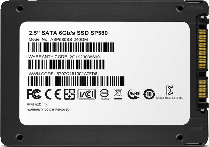 ADATA Premier SP580 240GB, 2.5" / SATA 6Gb/s