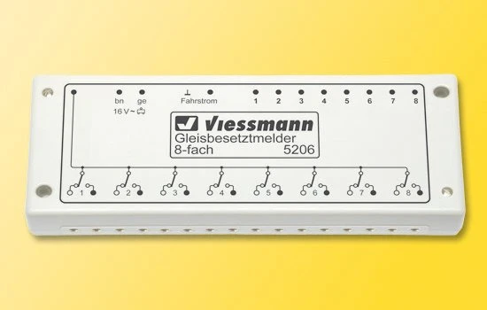Viessmann Gleisbesetztmelder, 8-fach