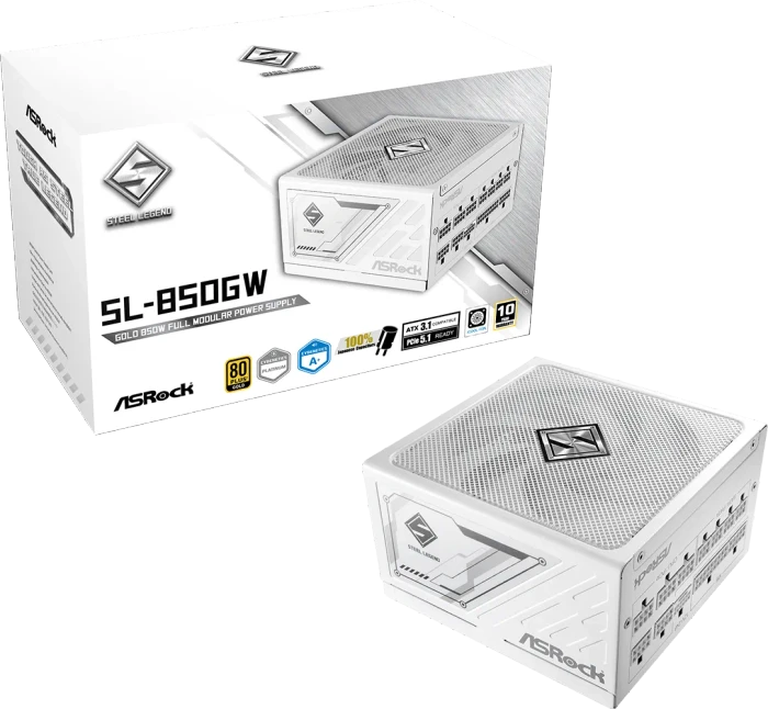 ASRock Steel Legend SL-850GW weiß 850W, ATX 3.1