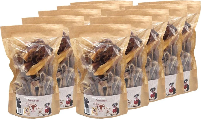 Eggersmann Carnebello Kausnack Ochsenziemerabschnitte, 2kg (10x 200g)