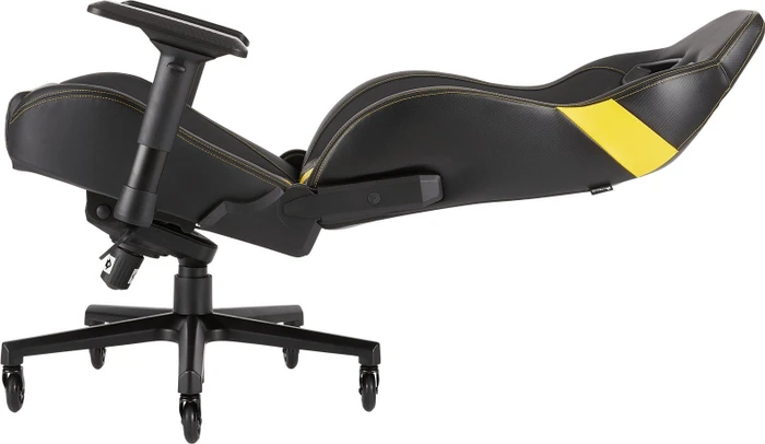 Corsair T2 Road Warrior Gamingstuhl, schwarz/gelb