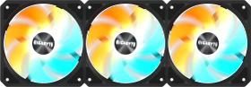 GIGABYTE AORUS EZ Chain RVS Fan 120, schwarz, 120mm, 3er-Pack