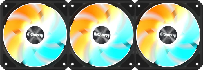 GIGABYTE AORUS EZ Chain RVS Fan 120, schwarz, 120mm, 3er-Pack