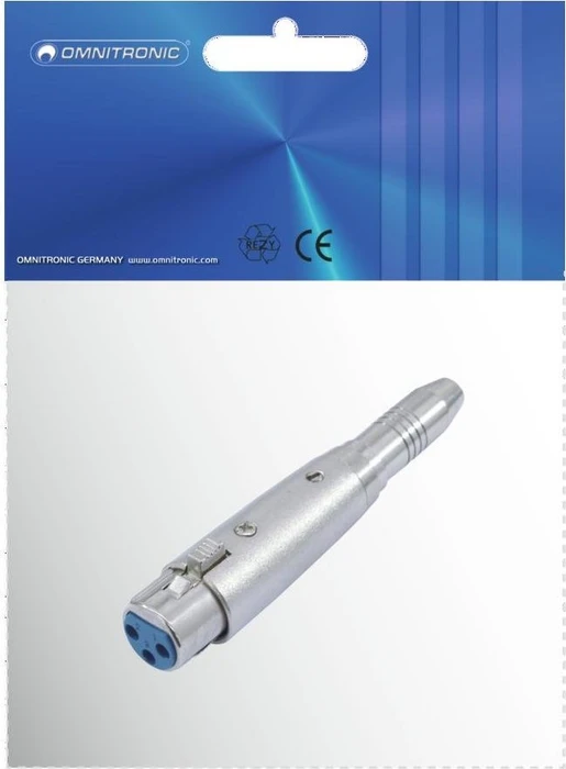 Omnitronic Adapter XLR(F)/Klinke(F) mono