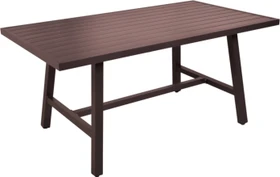 Garden Pleasure Denia Gartentisch 160x89.5cm braun