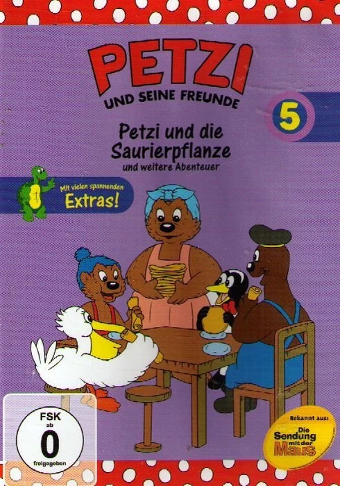 Petzi und seine Freunde Vol. 5: Petzi und die Saurierpflanze und weitere Abenteuer (DVD)