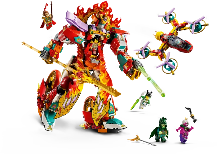 LEGO Monkie Kid - Nezhas Feuerring-Mech