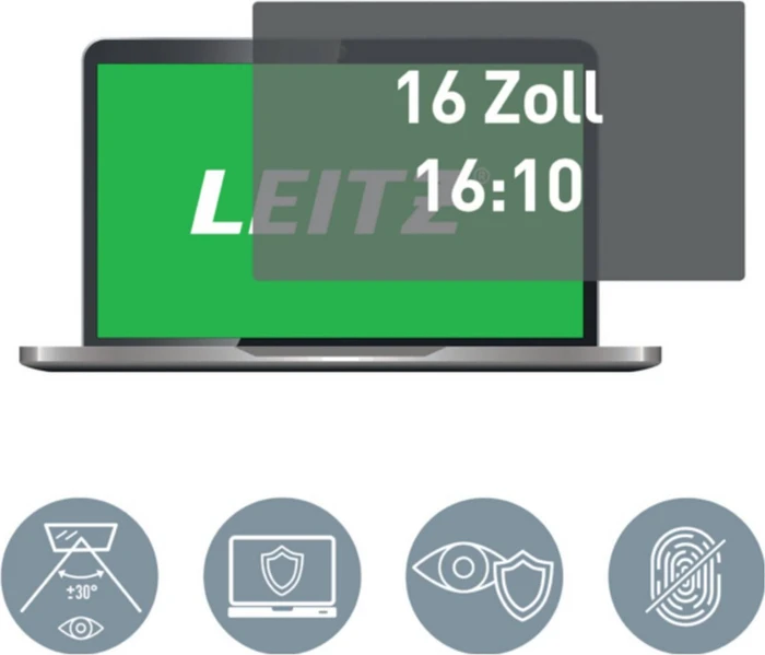 Leitz Blickschutzfilter für Notebooks 16" 16:10