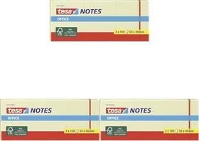 tesa Notes Office Haftnotiz, 40x50mm, glatt, 300 Blatt, 3er-Pack