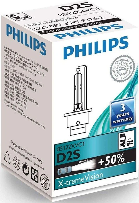 Philips Xenon X-tremeVision D2S 35W, 1er-Pack