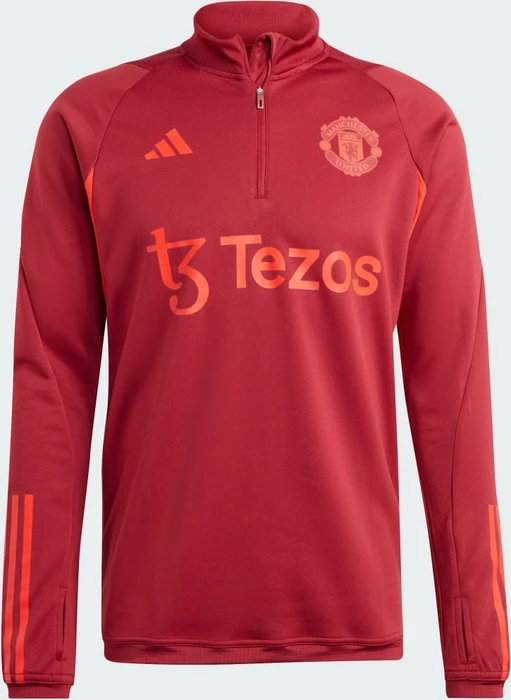 adidas Manchester United Tiro 23 Funktionsshirt langarm team coll burgundy 2 (Herren)