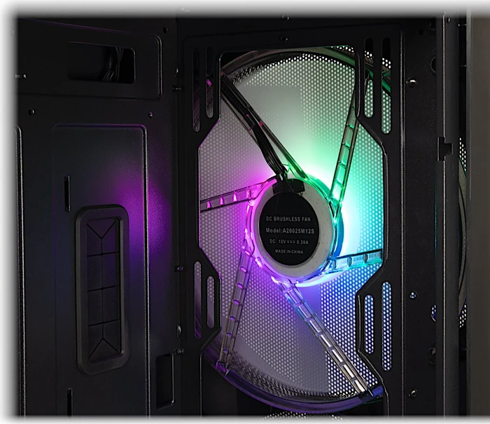 Inter-Tech IT-3503 Airstream, Glasfenster