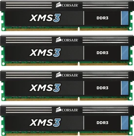 Corsair XMS3 UDIMM 32GB Kit, DDR3-1333, CL9-9-9-24