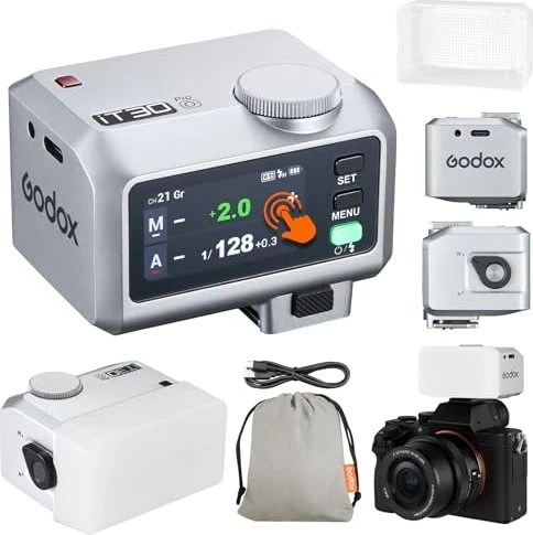 Godox iT30Pro O Mini Blitz für OM Systems silber