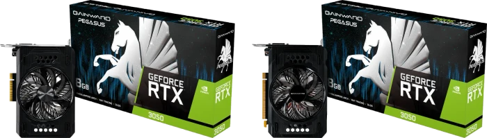 Gainward GeForce RTX 3050 Pegasus / Pegasus V1 (GA107), 8GB GDDR6, DVI, HDMI, DP
