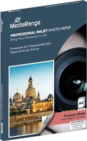MediaRange Fotopapier matt weiß, A4, 200g/m², 50 Blatt