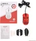 HK Gaming Mira-M Gaming Mouse Monza rot/schwarz, USB Vorschaubild