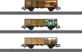 Märklin - Start up Spur H0 Güterwagenset - Offenes Güterwagen-Set Ping Pong, Prinzessin Li Si und Herr Tur Tur
