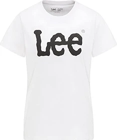 Lee Logo T-Shirt kurzarm weiß (Damen)