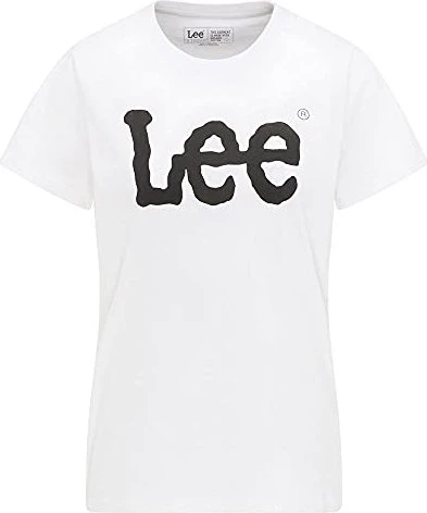 Lee Logo T-Shirt kurzarm weiß (Damen)