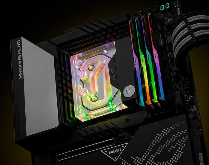 EK Water Blocks Quantum Line EK-Quantum Velocity² Direct Die D-RGB, 1700, Nickel Acryl