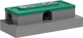 Hansgrohe RainDrain uBox universal Grundkörper für Duschrinne, Kunststoff