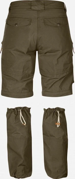 Fjällräven Gaiter No.1 Zip-Off Hose lang dark olive (Damen)