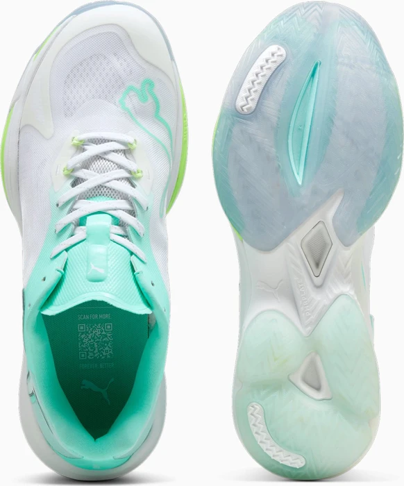 Puma Vantage Nitro W+ puma white/electric peppermint/fizzy apple (Damen)