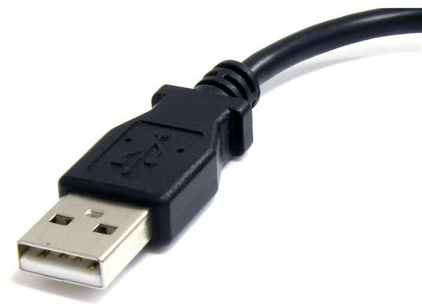 StarTech USB-A 2.0 auf USB 2.0 Micro-B Adapterkabel schwarz, 0.15m