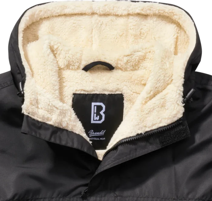 Brandit Windbreaker Sherpa Anorak schwarz (Herren)