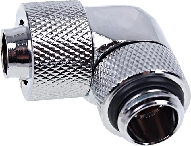 Alphacool Eiszapfen 90° Schlauchanschluss G1/4" auf 13/10mm, verchromt