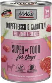 MAC's Dog Kopffleisch und Karotten, 2.40kg (6x 400g)