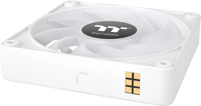 Thermaltake CT120 EX ARGB Sync Snow White, weiß, 120mm, 3er-Pack