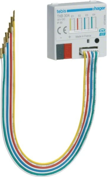 Hager KNX Binäreingang 4-fach, 30V, UP