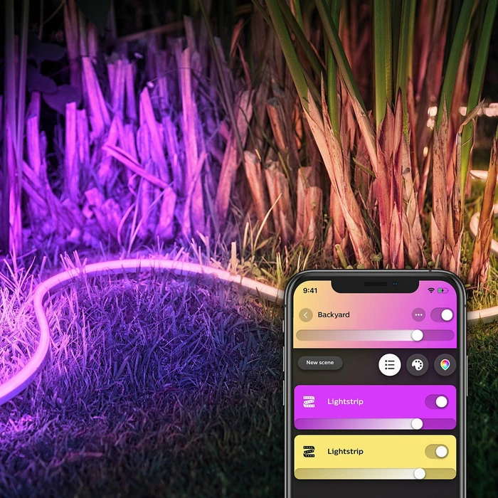 Philips Hue White and Color Ambiance Outdoor LED Lightstrip 2m