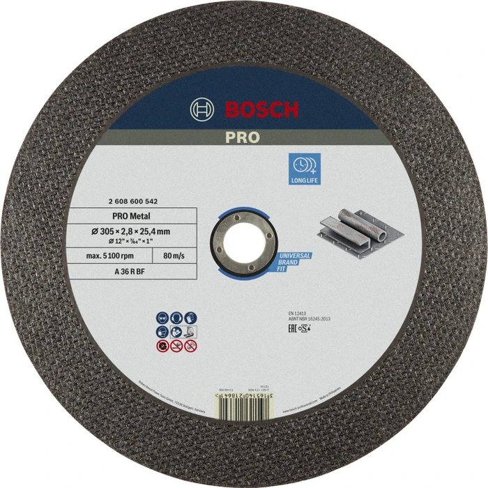 Bosch Professional A36RBF Expert for Metal Trennscheibe, 300x2.8x25.4mm, 1 Stück