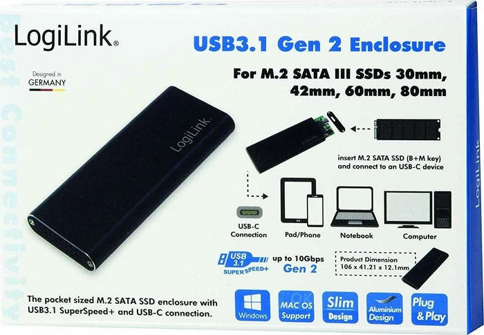 LogiLink UA0314, USB-C 3.1