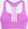 adidas Powerimpact Training Medium-Support 3-Streifen Sport-BH purple burst (Damen) Vorschaubild