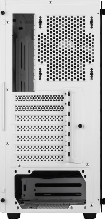 SilverStone Fara R1, weiß, Glasfenster