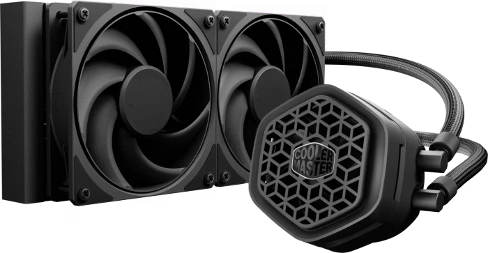 Cooler Master MasterLiquid 240 Atmos II Stealth, schwarz