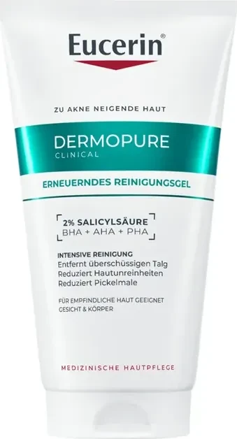 Eucerin DermoPure Clinical erneuerndes Reinigungsgel, 150ml