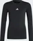 adidas Techfit Kompressionsshirt langarm schwarz/weiß (Junior) Vorschaubild