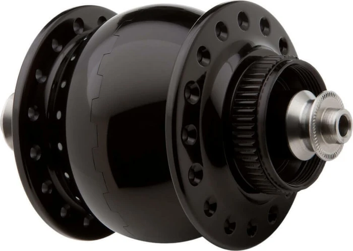 SON 28 disc Centerlock 36 Loch Nabendynamo schwarz eloxiert