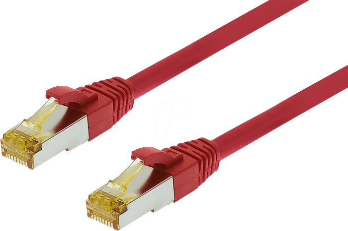TTL-Network TTLan UltraFlex Patchkabel, Cat6a, S/FTP, RJ-45/RJ-45, 3m, rot (1852-3,0M-UF)