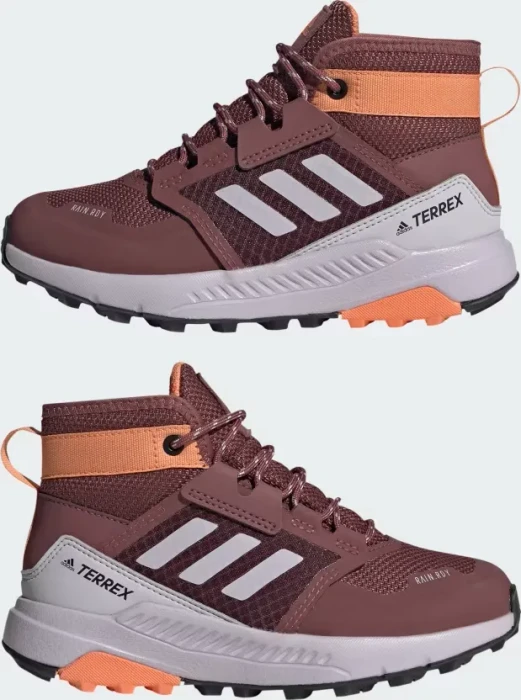 adidas Terrex Trailmaker Mid Rain.RDY burgundy/silver dawn/amber tint (Junior)