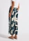 Street One Gemusterte Wide Leg Hose tide blue (Damen) Vorschaubild