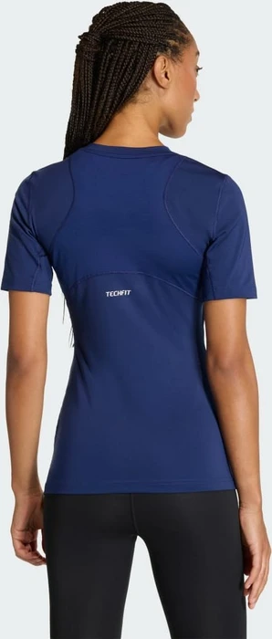 adidas Techfit Training Kompressionsshirt kurzarm dark blue (Damen)